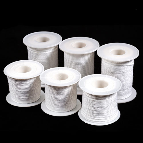 cotton braided candle wick spool 61 meter 200 foot roll