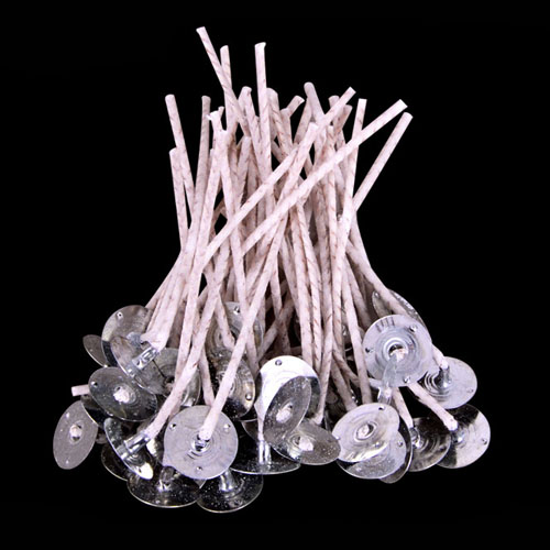 pre-waxed eco cotton paper candle wicks