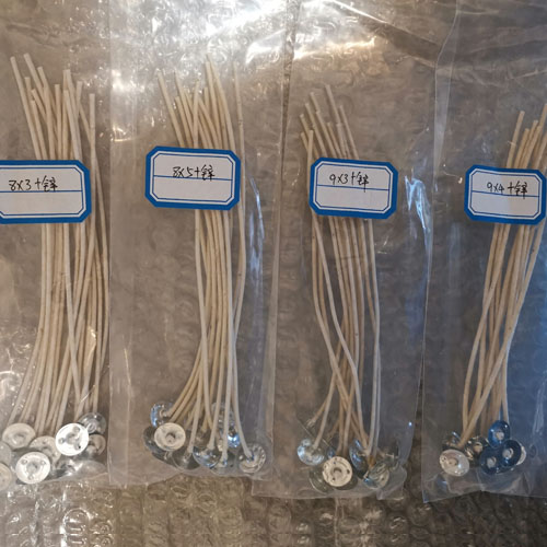 pre-waxed zinc core candle wicks
